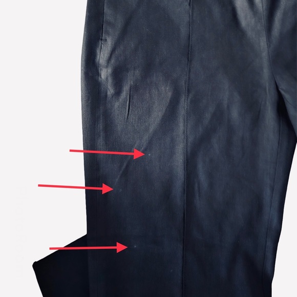 J. Jill Linen Stretch Pull On Pants color Navy Blue - Picture 11 of 11